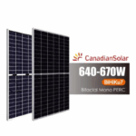 Canadian solar 645W 650W 655W 660W 665W 670W 675W